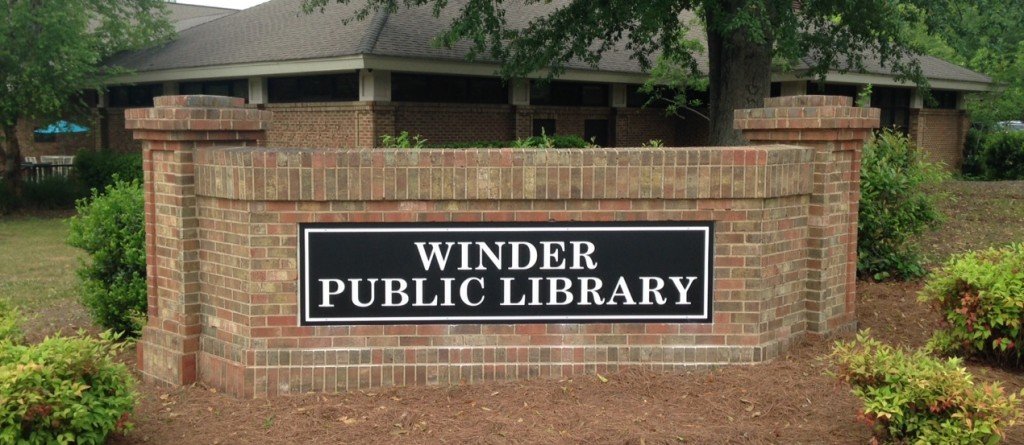 Exterior Logo Sign - Winder Public Library