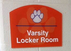 Facility Sign - Room-Marker for Parkview Football