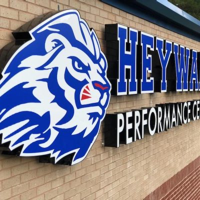Channel Letter Sign - Peachtree Ridge HS - Heyward Performance Center - 1